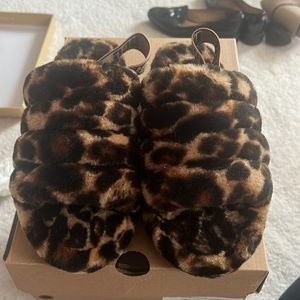 Authentic Fluff Yeah Slide Panther Print